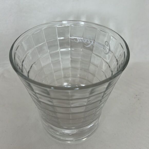 Crown Royal Whiskey 10 Oz Rocks Glass 3 1/2 In Round 3 1/2 In Tall Bar Cocktail - Picture 3 of 7